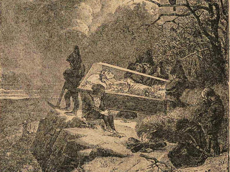 1841-Philipp Grotjohann - Illustrazione della fiaba dei fratelli Grimm, Biancaneve